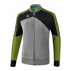 Erima Premium One 2.0 Präsentationsjacke Grau Grün