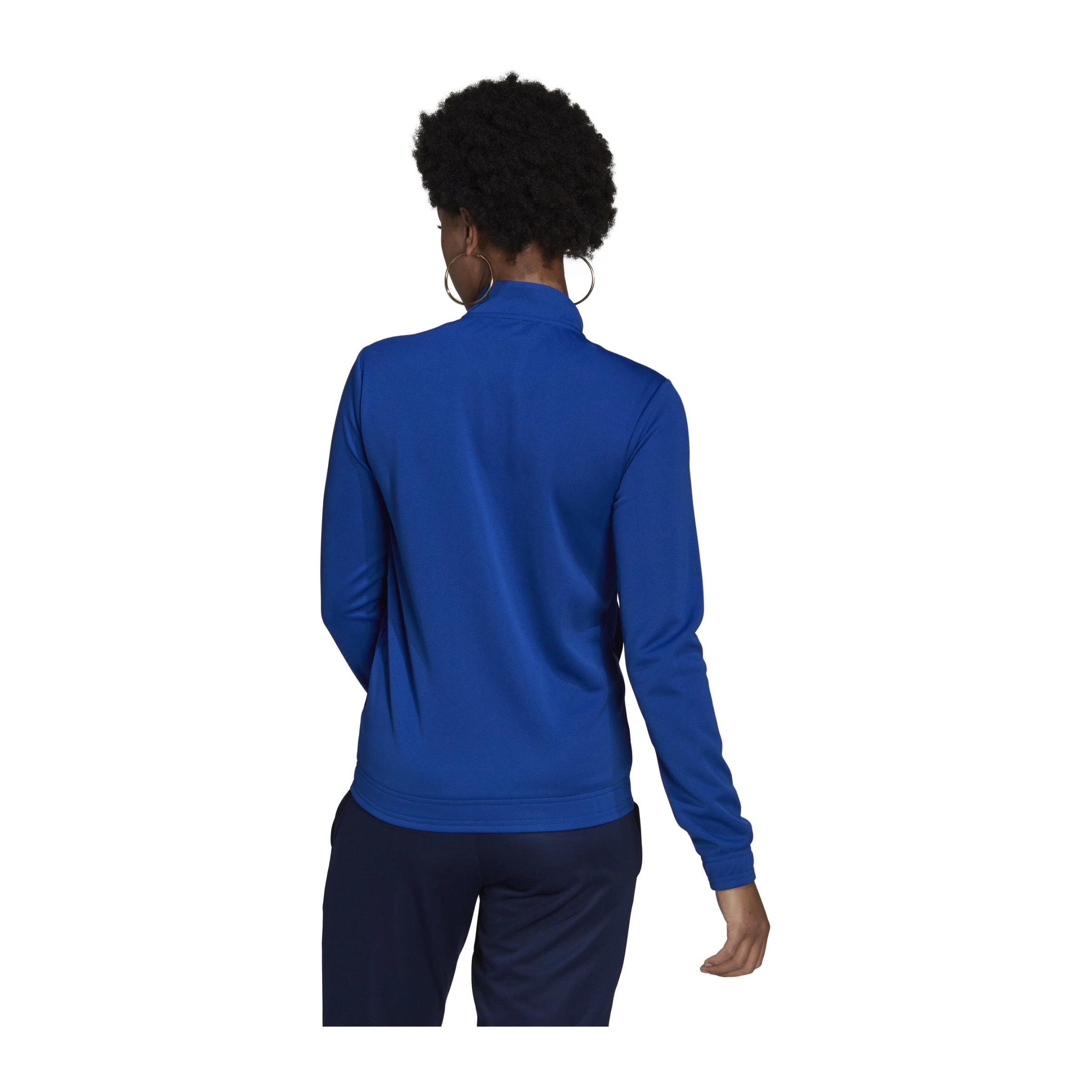 Adidas Entrada 22 TK Trainingsjacke Damen Blau – Bild 2